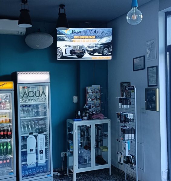 Reteaua Digitala DOOH Indoor - CAR HOUSE LUX CAFE
