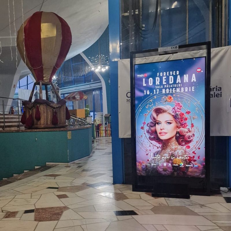Reteaua Digitala DOOH Indoor - Circul Metropolitan București – Dreapta