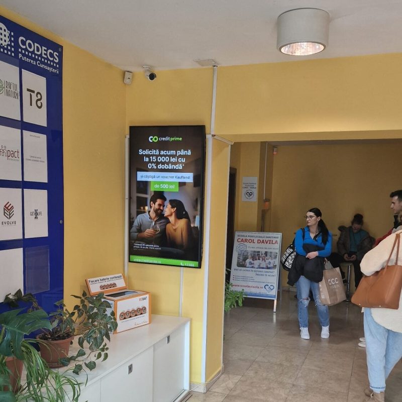 Reteaua Digitala DOOH Indoor - Cladirea de Business CODECS