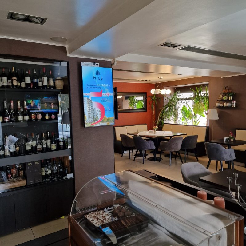 Reteaua Digitala DOOH Indoor - PERENA CAFFE Reteaua Digitala DOOH Indoor - PERENA CAFFE